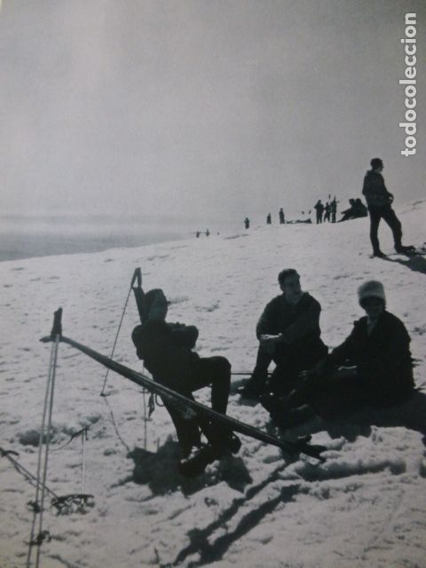 Collectionnisme: NAVACERRADA MADRID NIEVE Y SOL ANTIGUA LAMINA A&Ntilde;OS 60