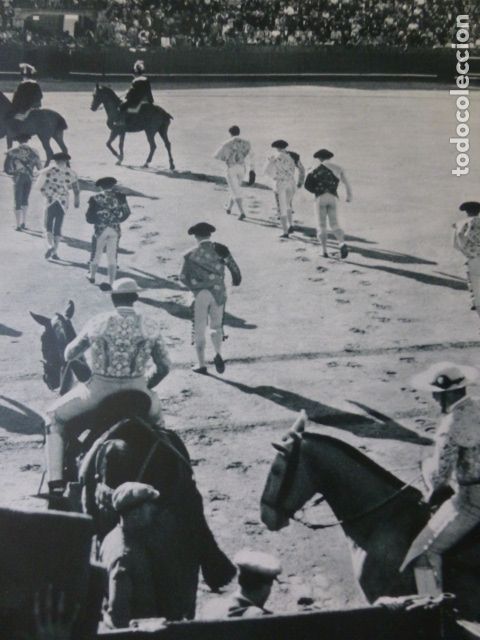 Collezionismo: MADRID PLAZA DE TOROS ANTIGUA LAMINA A&Ntilde;OS 50