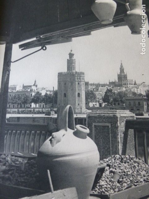 Collecting paper: SEVILLA TORRE DEL ORO ANTIGUA LAMINA HUECOGRABADO A&Ntilde;OS 40
