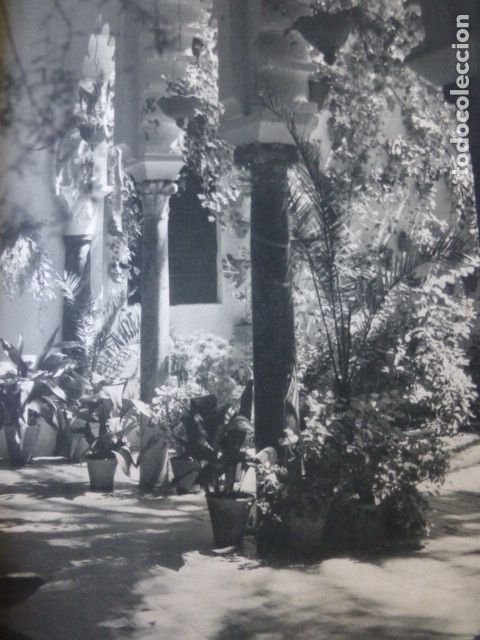Collecting paper: CORDOBA UN PATIO ANTIGUA LAMINA HUECOGRABADO A&Ntilde;OS 40