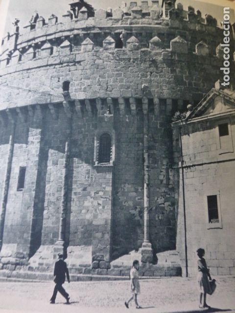 Sammelleidenschaft Papier: AVILA ABSIDE DE LA CATEDRAL ANTIGUA LAMINA HUECOGRABADO A&Ntilde;OS 40