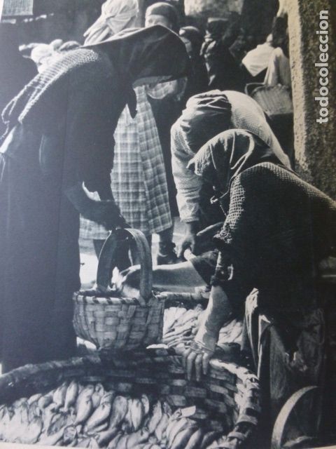 Collecting paper: BETANZOS LA CORU&Ntilde;A MERCADO ANTIGUA LAMINA HUECOGRABADO A&Ntilde;OS 40