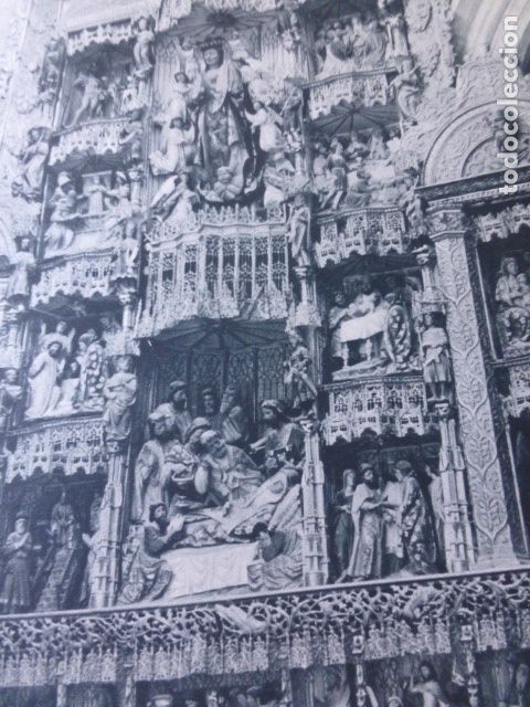 Collecting paper: VILLAESCUSA DE HARO CUENCA RETABLO ANTIGUA LAMINA HUECOGRABADO A&Ntilde;OS 40