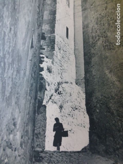 Coleccionismo: CUENCA CALLEJUELA ANTIGUA LAMINA HUECOGRABADO A&Ntilde;OS 40