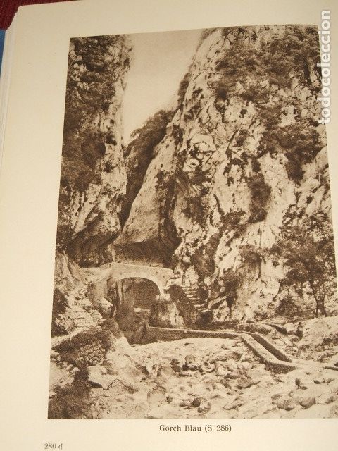Collecting paper: MALLORCA  GORCH BLAU ANTIGUA LAMINA HUECOGRABADO 1929
