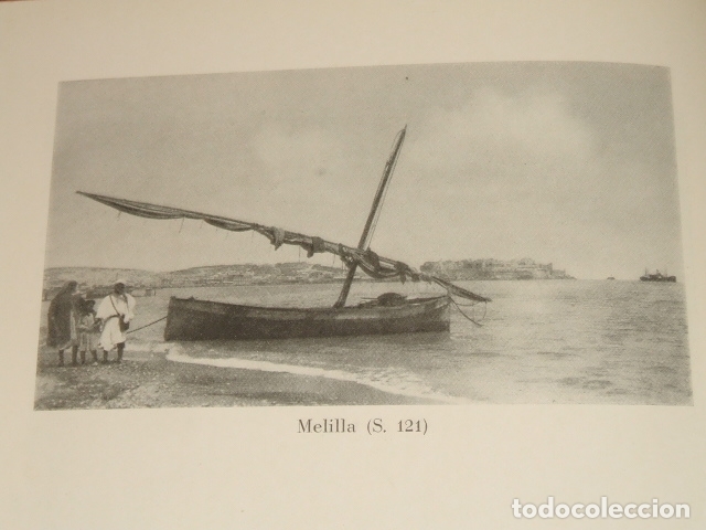 Coleccionismo: MELILLA VISTA ANTIGUA LAMINA HUECOGRABADO 1929
