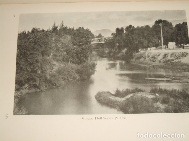 Collecting paper: MURCIA RIO SEGURA ANTIGUA LAMINA HUECOGRABADO 1929