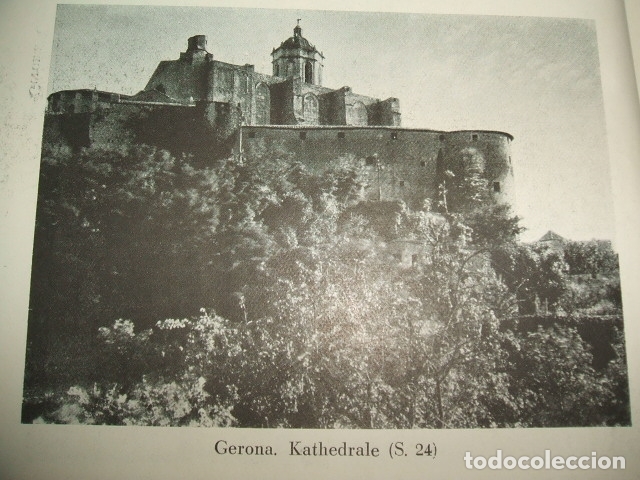Collecting paper: GERONA LA CATEDRAL ANTIGUA LAMINA HUECOGRABADO 1929