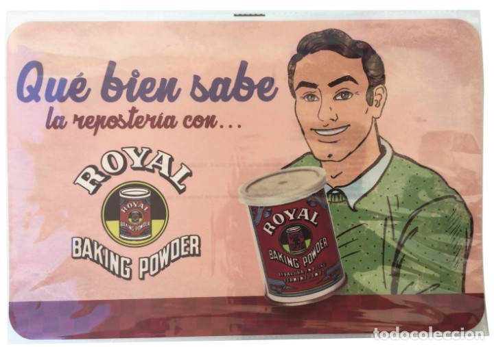 Collectionnisme: Mantel Vintage individual Levadura Royal &ndash; Qu&eacute; bien sabe la reposter&iacute;a con.. &ndash; Nuevo a estrenar