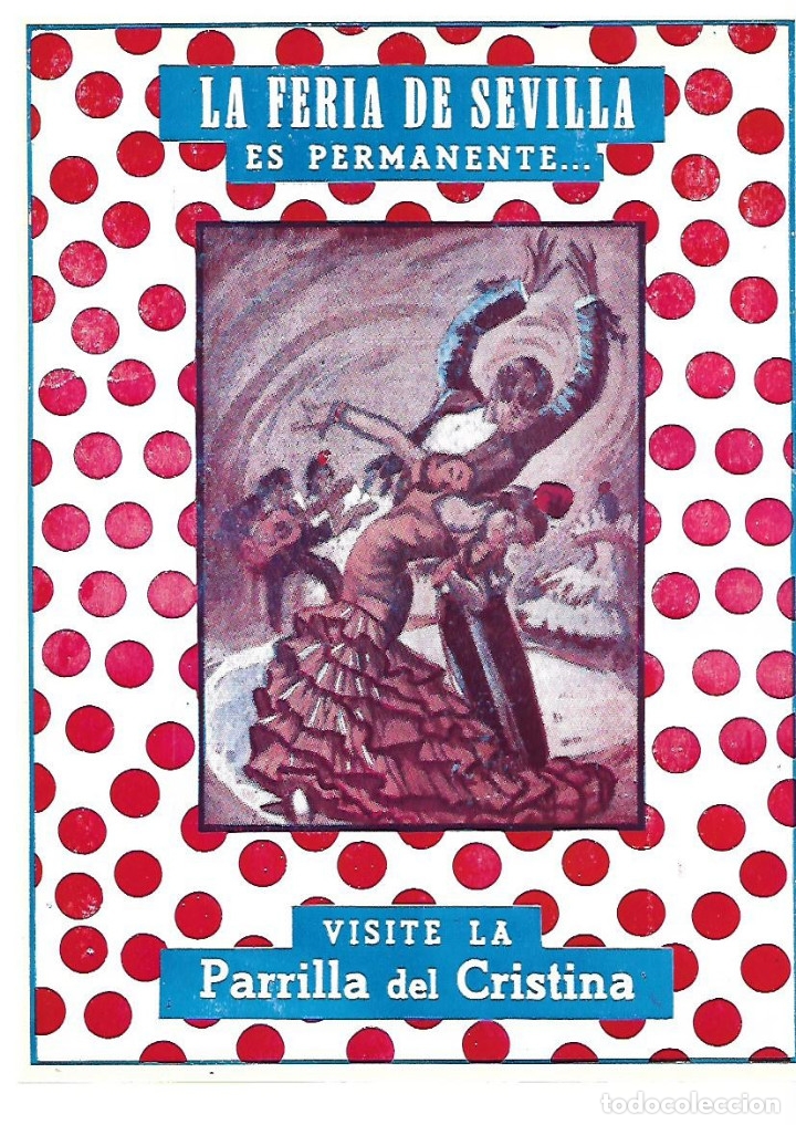 Collezionismo: A&Ntilde;O 1954 RECORTE PRENSA PUBLICIDAD PARRILLA DEL CRISTINA FERIA DE SEVILLA