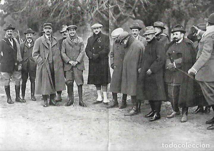 Coleccionismo: A&Ntilde;O 1914 RECORTE PRENSA CAZA CACERIA REGIA DE RIOFRIO PRINCIPE LEOPOLDO REY ALFONSO XIII CARRUAJE
