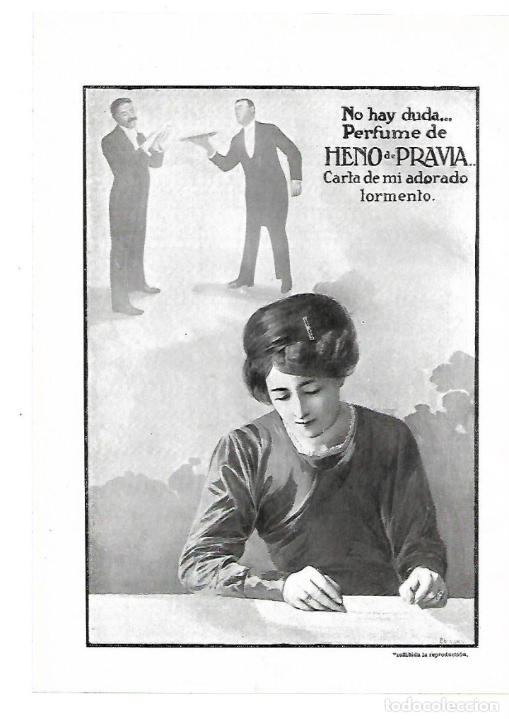 Collectionnisme: A&Ntilde;O 1914 RECORTE PRENSA PUBLICIDAD JABON HENO DE PRAVIA