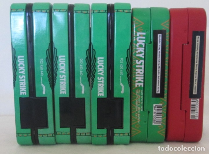 Coleccionismo: Cinco cajas de lata para cigarrillos Lucky Strike. Diferentes. - Foto 4 - 176027114