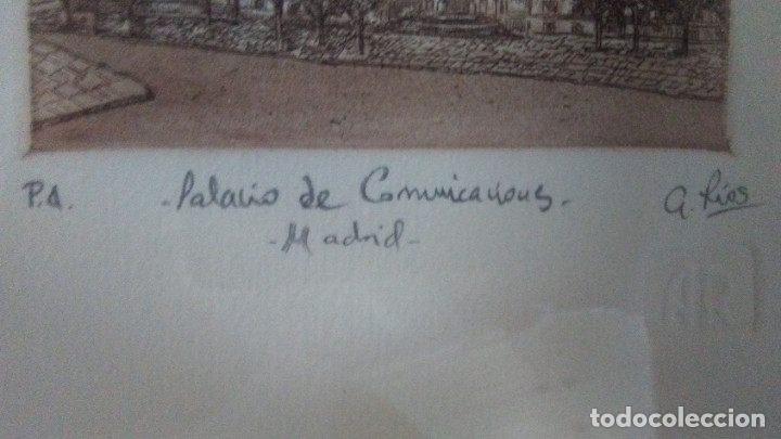Coleccionismo: OBRA PALACIO DE COMUNICACIONES (MADRID). A.R&Iacute;OS. - Foto 6