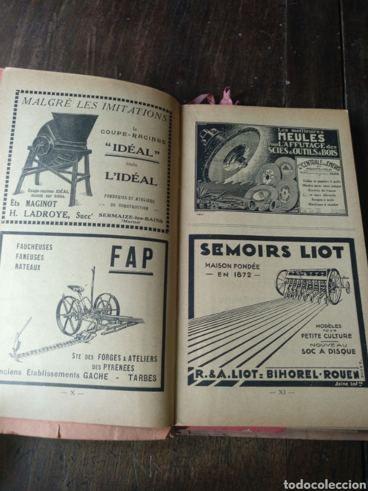 Coleccionismo: 9º salon de la machine agricole. Catálogo oficial 1930. Exposición máquinas agrícolas Versalles - Foto 4 - 176475137