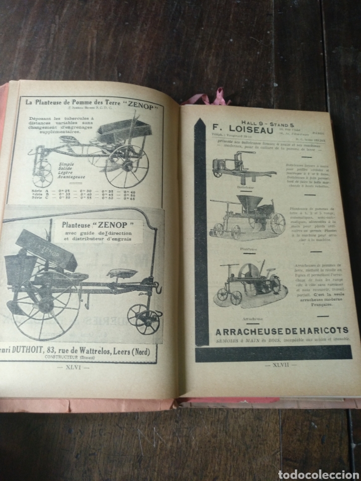 Coleccionismo: 9º salon de la machine agricole. Catálogo oficial 1930. Exposición máquinas agrícolas Versalles - Foto 6 - 176475137