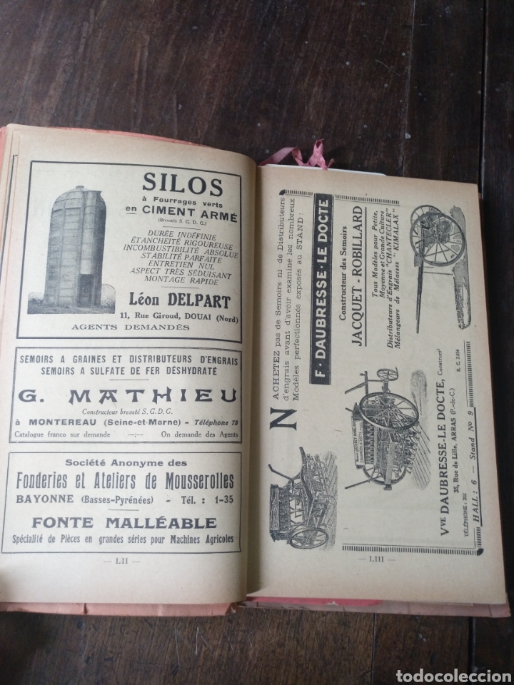 Coleccionismo: 9º salon de la machine agricole. Catálogo oficial 1930. Exposición máquinas agrícolas Versalles - Foto 7 - 176475137
