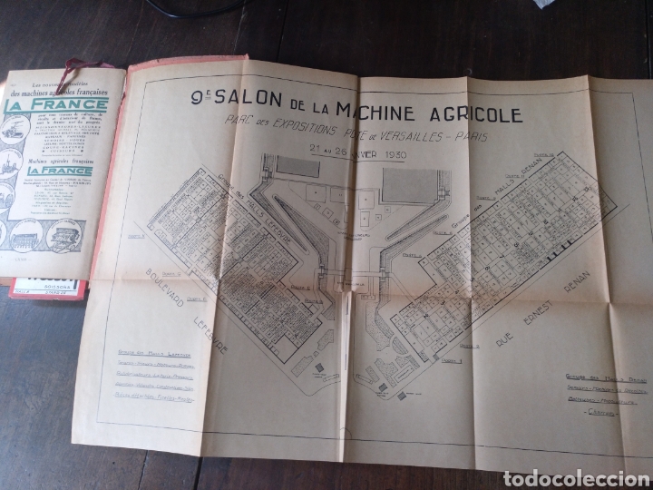 Coleccionismo: 9º salon de la machine agricole. Catálogo oficial 1930. Exposición máquinas agrícolas Versalles - Foto 15 - 176475137