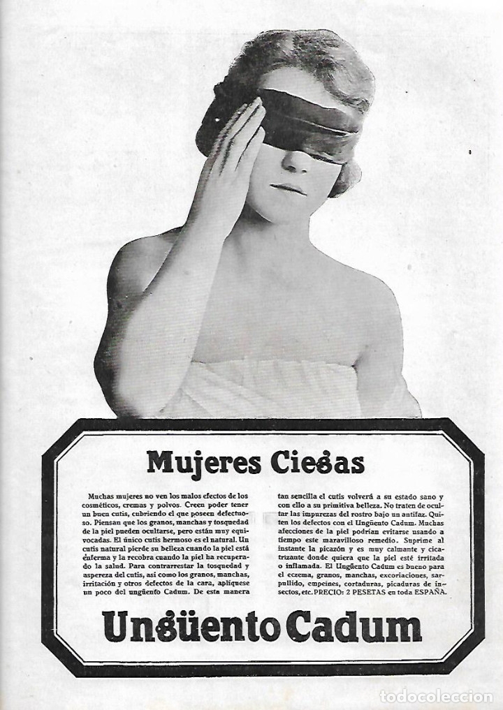 Colecionismo: A&Ntilde;O 1924 RECORTE PRENSA PUBLICIDAD UNGUENTO CANDUM