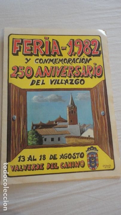 PROGRAMA.FERIA VALVERDE DEL CAMINO 1982