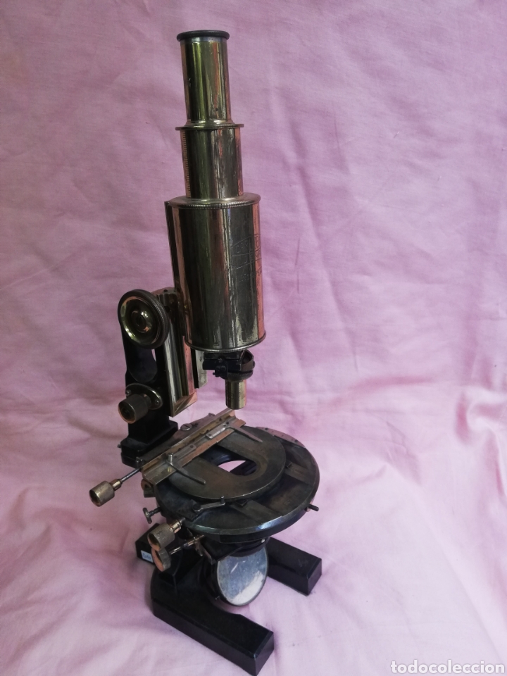 Coleccionismo: Microscopio antiguo. - Foto 2