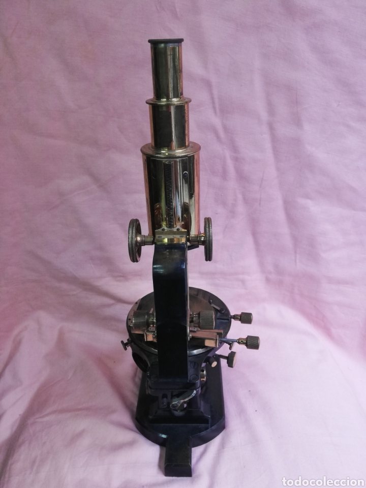 Coleccionismo: Microscopio antiguo. - Foto 3