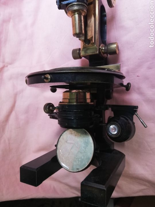 Coleccionismo: Microscopio antiguo. - Foto 4