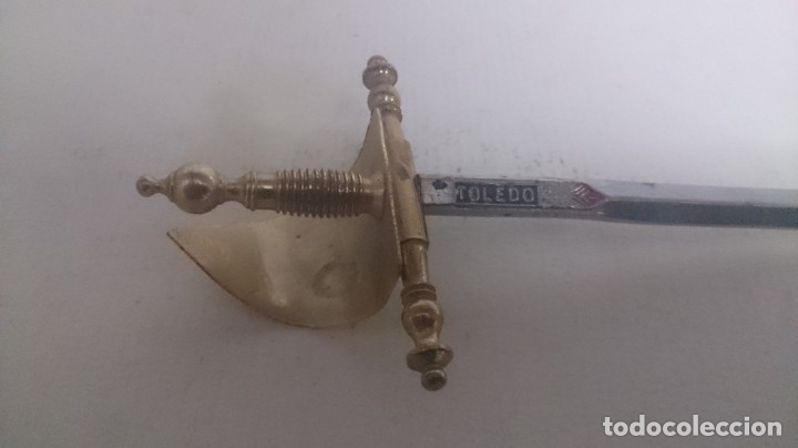 Coleccionismo: Espada abrecartas de Toledo - Foto 4