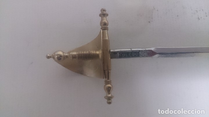 Coleccionismo: Espada abrecartas de Toledo - Foto 5