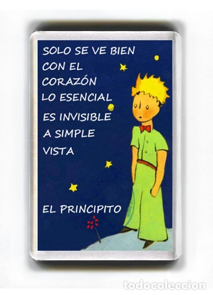 Coleccionismo: IMAN ACRILICO NEVERA - EL PRINCIPITO - Foto 1