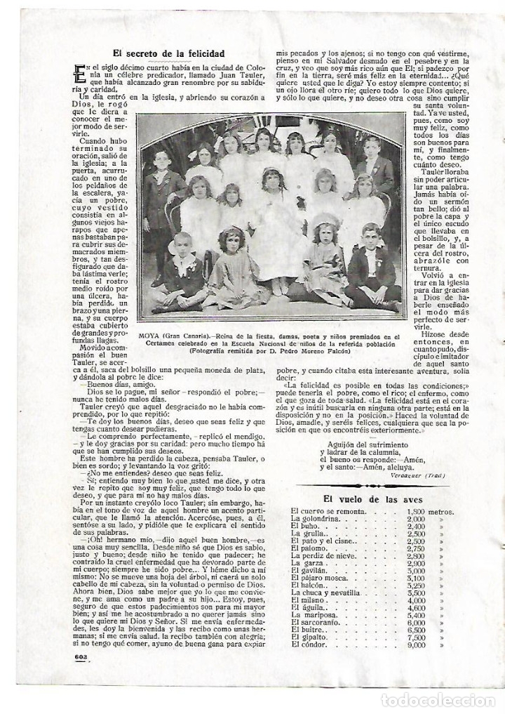 Collecting paper: A&Ntilde;O 1916 RECORTE PRENSA MOYA GRAN CANARIA CERTAMEN POESIA ESCUELA NACIONAL PARTICIPANTES