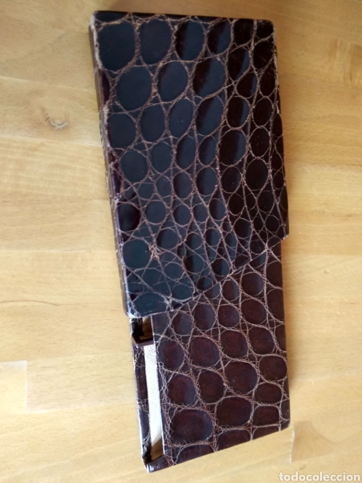 Coleccionismo: Tabaquera de piel de serpiente. - Foto 10