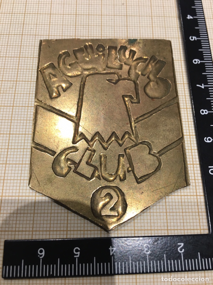 Coleccionismo: Placa AGUILUCHO CLUB 2 - Foto 2