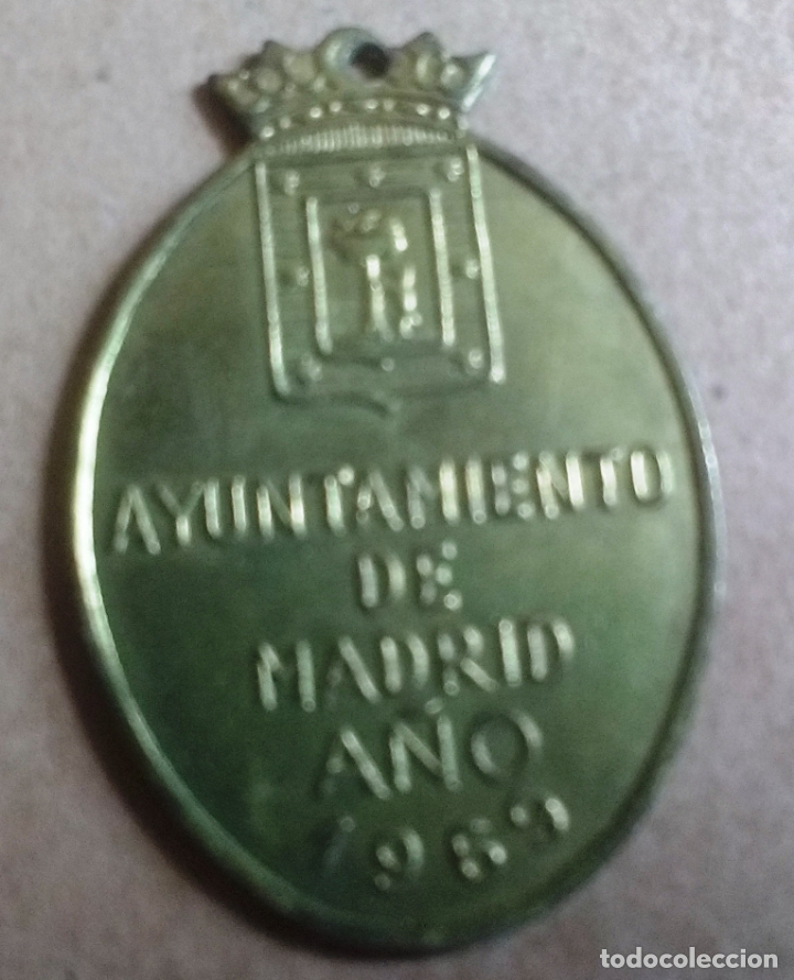 Coleccionismo: CHAPA O PLACA VACUNACION DE PERROS AYUNTAMIENTO DE MADRID A&Ntilde;O 1969