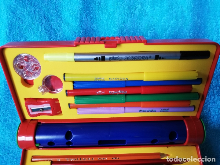 Coleccionismo: Estuche escolar Feber - Foto 3