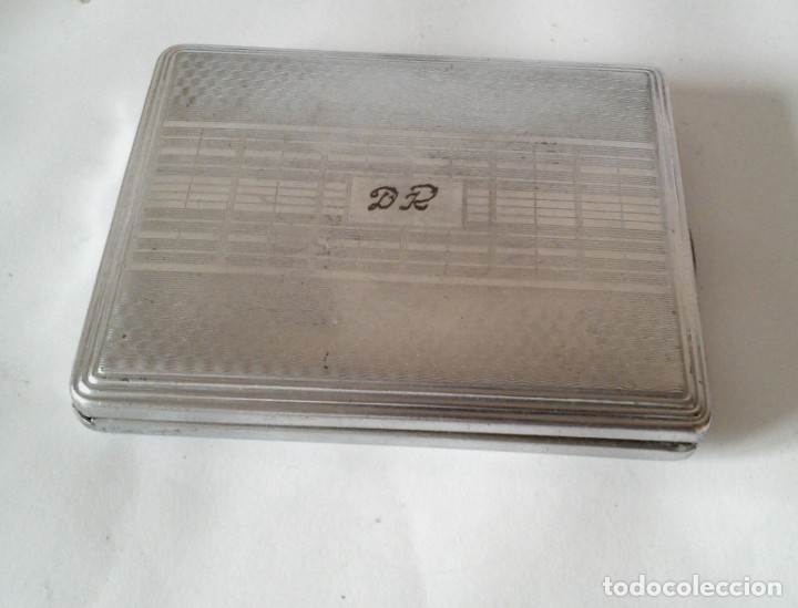 Coleccionismo: Pitillera vintage, grabado DR - Foto 6