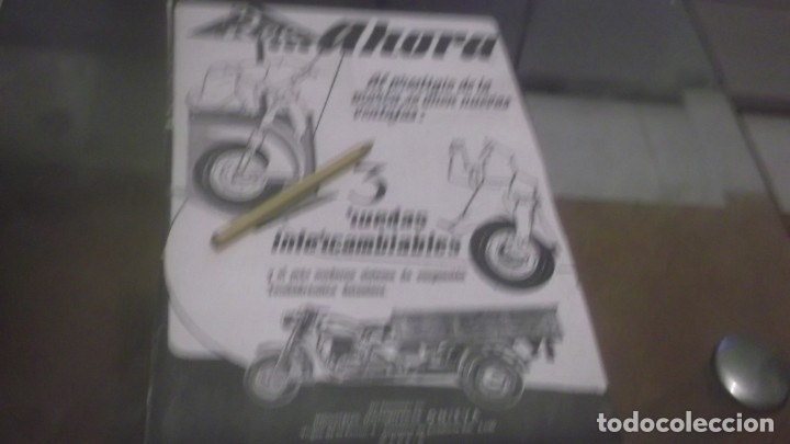 Coleccionismo: RECORTE PUBLICIDAD A&Ntilde;OS 50/60 - MOTO VESPA R.O.A