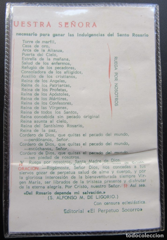 Coleccionismo: TR&Iacute;PTICO RELIGIOSO DE LA VIRGEN PLASTIFICADO - Foto 2