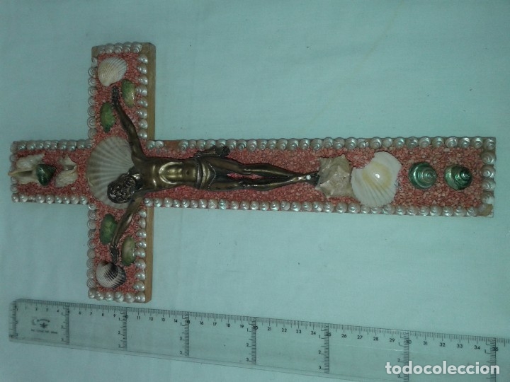 Coleccionismo: crucifijo muy bonito - Foto 6