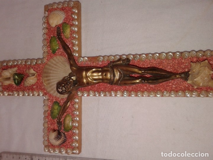 Coleccionismo: crucifijo muy bonito - Foto 7