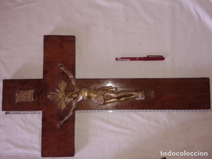 Coleccionismo: Crucifijo de 54 X 32 cm, pes 1,5kg - Foto 2 - 180227986