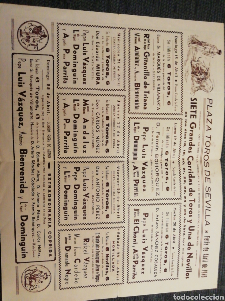 Coleccionismo: Programa Feria de Abril Sevilla 1948 - Foto 3