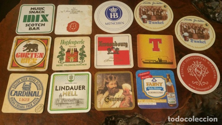 Coleccionismo: Lote de posavasos de carton