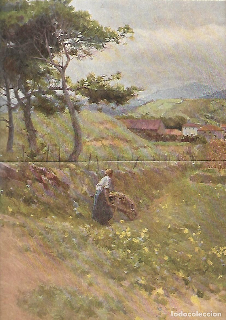 Collectionnisme: A&Ntilde;O 1905 RECORTE PRENSA PINTURA DIBUJO LAMINA REPRODUCCION PRIMER DIA DE PRIMAVERA POR ANDRADE