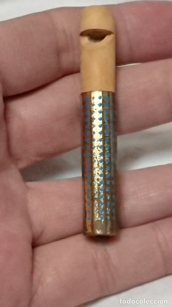 Coleccionismo: ANTIGUO SILBATO CHIFLO PARA COLGAR