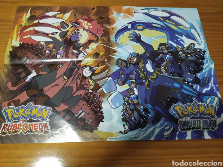 Coleccionismo: Poster POK&Eacute;MON.Rubi Omega.Zafiro Alfa.