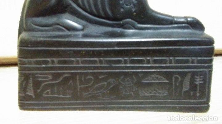 Coleccionismo: FIGURA EGIPCIA PERRO ANUBIS - Foto 4