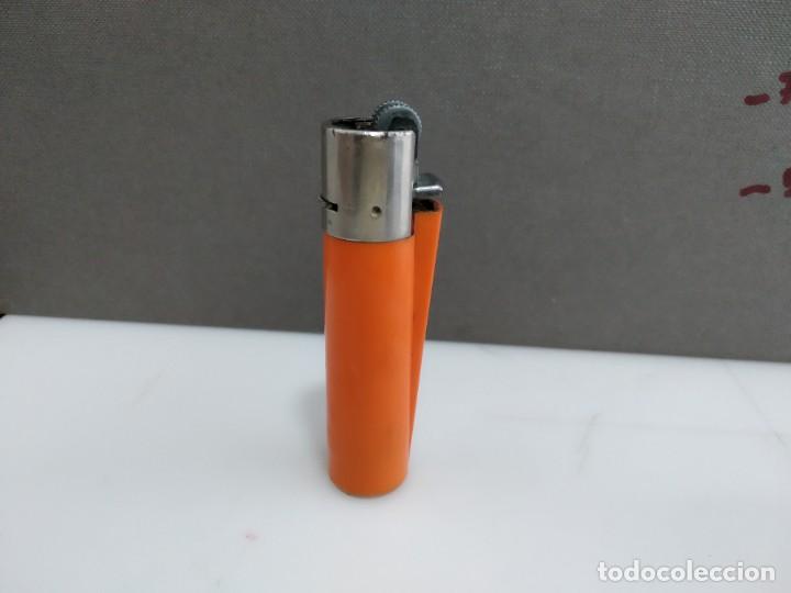 Coleccionismo: ANTIGUO MECHERO CLIPPER REGULABLE NARANJA - Foto 2