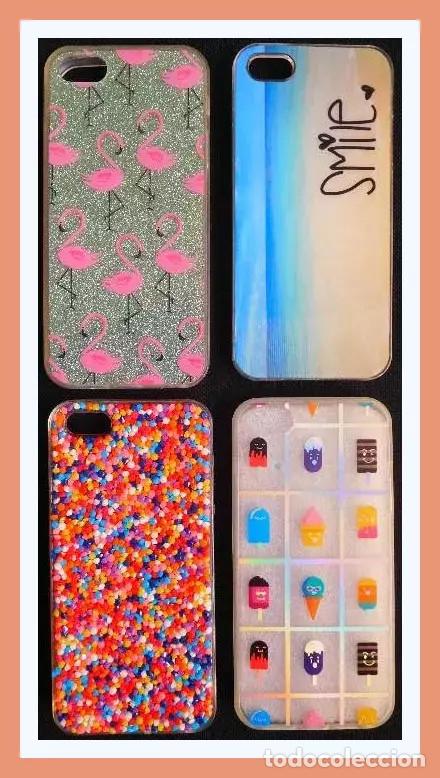 Coleccionismo: CUATRO FUNDAS PROTECTORAS PARA iPHONE 5/S/SE - Foto 1