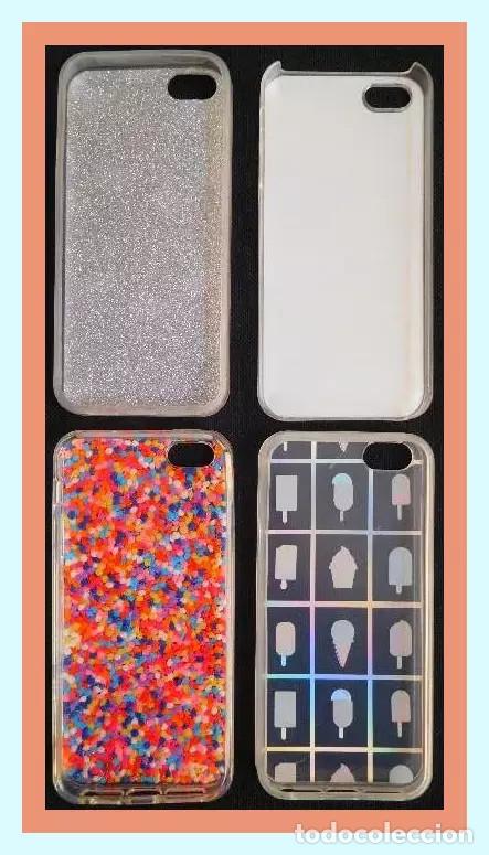 Coleccionismo: CUATRO FUNDAS PROTECTORAS PARA iPHONE 5/S/SE - Foto 2